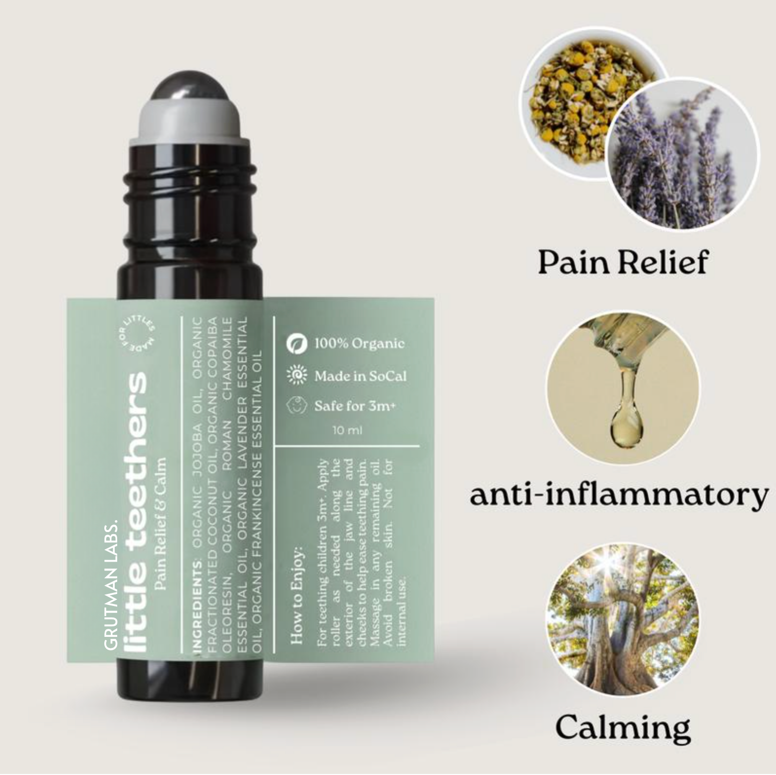 Little Teether Pain Relief Roller